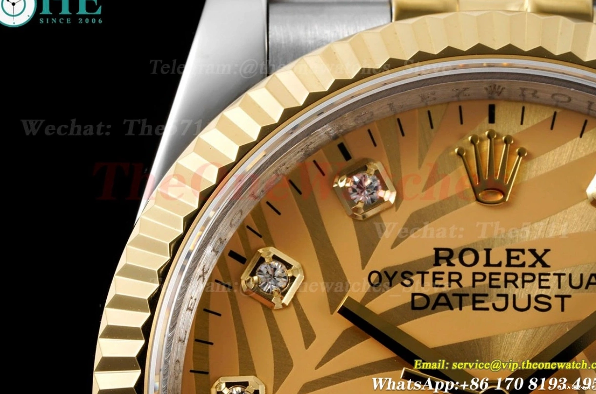 36mm YG Datejust VR3235 126233 Jub V2 Gold SS Textured JDF 0107